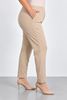Immagine di STRETCH STRAIGHT LEG TAILORED TROUSERS ELASTICATED WAIST